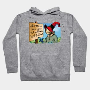 Scarecrow on the Path to Loonville Hoodie